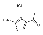 1-(2-amino-thiazol-4-yl)-ethanone, hydrochloride Structure