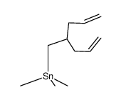(2-allyl-4-pentenyl)trimethyl tin Structure