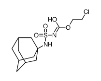 2-chloroethyl N-(1-adamantylsulfamoyl)carbamate结构式