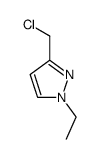 3-(chloromethyl)-1-ethyl-1H-pyrazole Structure
