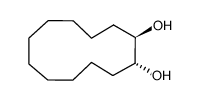 (R,R)-(-)-1,2-Cyclododecanediol Structure