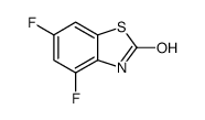 4,6-Difluorobenzo[d]thiazol-2-ol structure