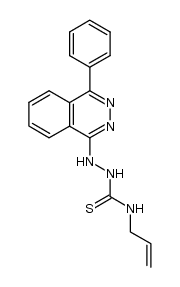 2-(4-phenyl-1-phthalazinyl)-N-(2-propenyl)hydrazinecarbothiamide Structure