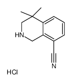 4,4-dimethyl-1,2,3,4-tetrahydroisoquinoline-8-carbonitrile hydrochloride picture