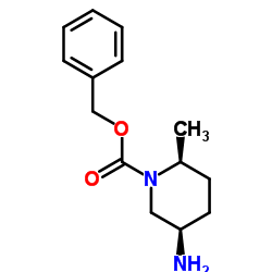 (2S,5R)-Benzyl 5-amino-2-methylpiperidine-1-carboxylate hydrochloride structure