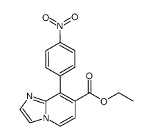 ethyl 8-(4-nitropheny)imidazo[1,2-a]pyridine-7-carboxylate结构式