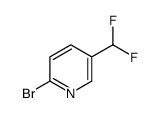 2-溴-5-(二氟甲基)吡啶结构式