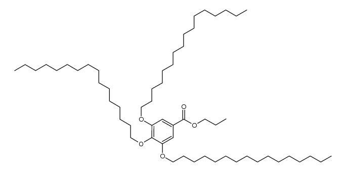 propyl 3,4,5-tris(hexadecyloxy)benzoate Structure