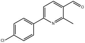 6-(4-Chloro-phenyl)-2-methyl-pyridine-3-carbaldehyde Structure