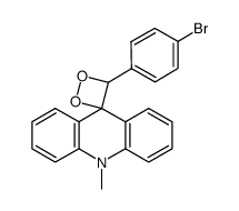 4'-(4-bromophenyl)-10-methyl-10H-spiro[acridine-9,3'-[1,2]dioxetane] Structure