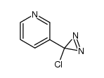 3-chloro-3-(3-pyridyl)-3H-1,2-diazirine Structure