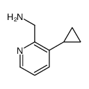 (3-cyclopropylpyridin-2-yl)methanamine结构式