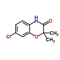 7-Chloro-2,2-dimethyl-2H-1,4-benzoxazin-3(4H)-one结构式