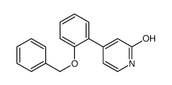 4-(2-phenylmethoxyphenyl)-1H-pyridin-2-one Structure