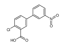 2-chloro-5-(3-nitrophenyl)benzoic acid结构式