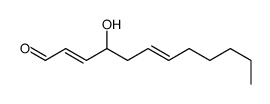4-hydroxydodeca-2,6-dienal结构式