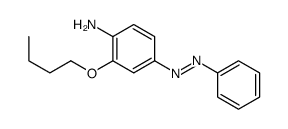 3-N-BUTOXY-4-AMINOAZOBENZENE结构式