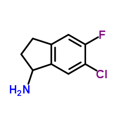 6-CHLORO-5-FLUORO-2,3-DIHYDRO-1H-INDEN-1-AMINE picture