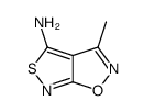 Isothiazolo[4,3-d]isoxazol-4-amine, 3-methyl- (9CI) Structure