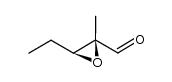(2R,3S)-3-ethyl-2-methyl-oxirane-2-carbaldehyde Structure