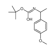 tert-butyl N-[1-(4-methoxyphenyl)ethyl]carbamate Structure