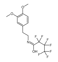 N-(3,4-Dimethoxyphenethyl)-2,2,3,3,4,4,4-heptafluorobutyramide Structure