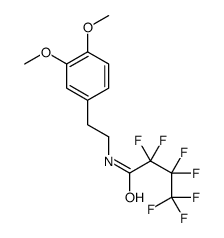 N-(3,4-Dimethoxyphenethyl)-2,2,3,3,4,4,4-heptafluorobutyramide structure