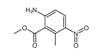 Benzoic acid, 6-amino-2-methyl-3-nitro-, methyl ester (9CI) Structure