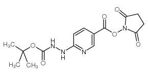 2,5-DIOXOPYRROLIDIN-1-YL 6-(2-(TERT-BUTOXYCARBONYL)HYDRAZINYL)NICOTINATE Structure