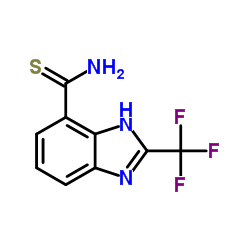 2-(Trifluoromethyl)-1H-benzimidazole-4-carbothioamide结构式