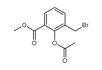 Methyl 3-bromomethylacetylsalicylate结构式