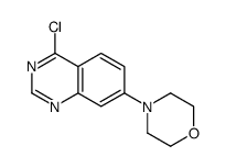 4-chloro-7-morpholinoquinazoline structure