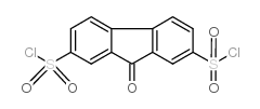 FLUOREN-9-ONE-2,7-DISULFONYL CHLORIDE结构式