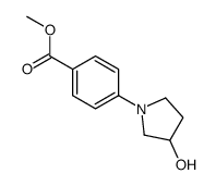 Methyl 4-(3-Hydroxy-1-Pyrrolidinyl)Benzoate structure