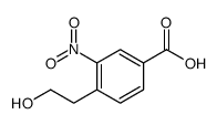 4-(2-hydroxyethyl)-3-nitrobenzoic acid Structure