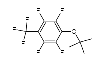 1-(tert-butoxy)-2,3,5,6-tetrafluoro-4-(trifluoromethyl)benzene结构式