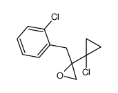 2-(1-chlorocyclopropyl)-2-[(2-chlorophenyl)methyl]oxirane结构式