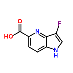 3-Fluoro-1H-pyrrolo[3,2-b]pyridine-5-carboxylic acid picture