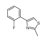 4-(2-Fluorophenyl)-2-Methylthiazole结构式