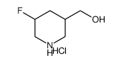 (5-Fluoropiperidin-3-Yl)Methanol Hydrochloride structure