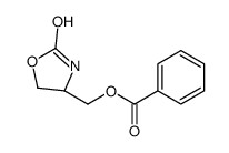 (R)-(+)-4-(HYDROXYMETHYL)-2-OXAZOLIDINONE BENZOATE structure