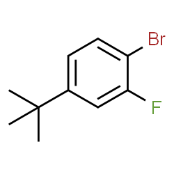1-bromo-4-(tert-butyl)-2-fluorobenzene结构式