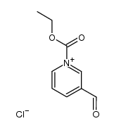 1-(ethoxycarbonyl)-3-formylpyridin-1-ium chloride Structure