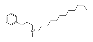 dodecyl-dimethyl-(2-phenoxyethyl)azanium结构式