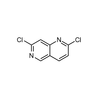 2,7-二氯-1,6-萘啶结构式