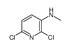 3-(N-Methylamino)-2,6-dichloropyridine结构式