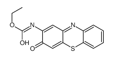 ethyl N-(3-oxophenothiazin-2-yl)carbamate Structure