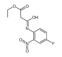 ethyl 3-(4-fluoro-2-nitroanilino)-3-oxopropanoate Structure