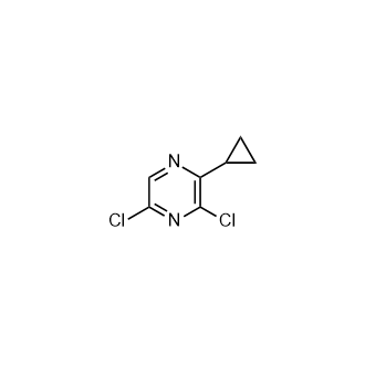 3,5-dichloro-2-cyclopropylPyrazine Structure