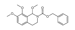 2-carbobenzoxy-1,7,8-trimethoxy-1,2,3,4-tetrahydroisoquinoline Structure
